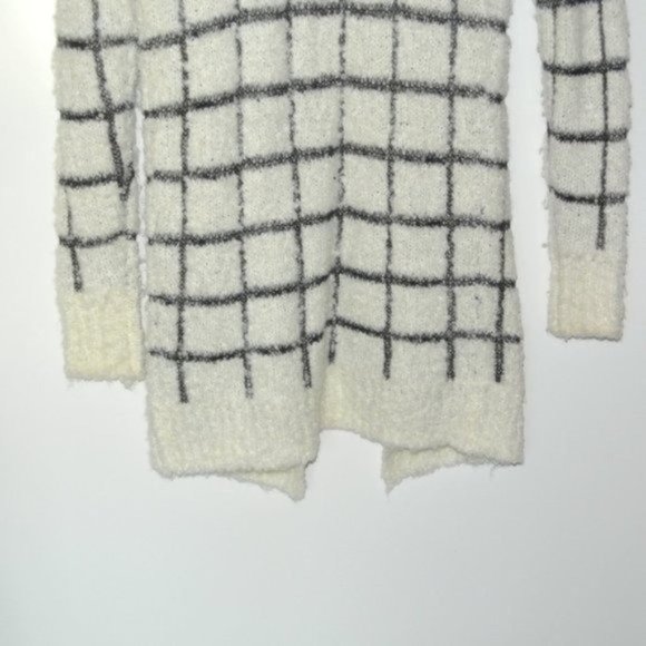 BP Long Open Front Cardigan Checked S - Picture 9 of 9